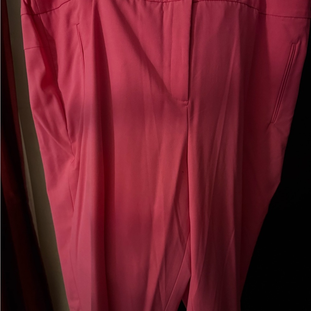 Bar III Pink Tailored Blazer with Straight-Leg Pants and Blouse 2X NWT - Picture 4 of 16